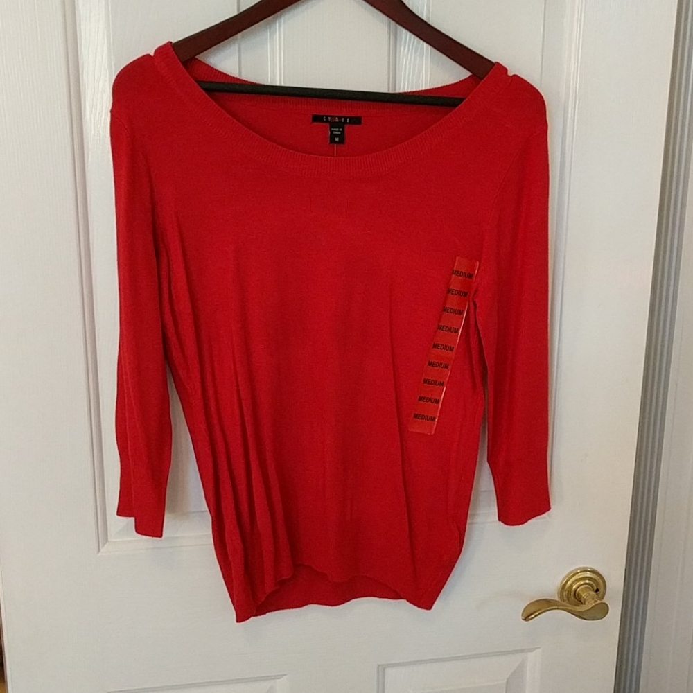 Red sweater
